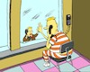 Cartoon: Ventriloquist in Prison... (small) by berk-olgun tagged ventriloquist,in,prison