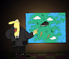 Cartoon: Weather Forecast... (small) by berk-olgun tagged piano