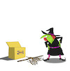 Cartoon: Witch Broom... (small) by berk-olgun tagged witch,broom