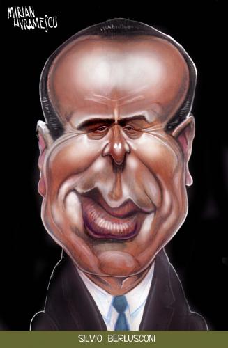 Cartoon: Berlusconi (medium) by Marian Avramescu tagged berlusconi