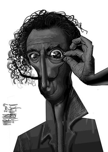 Cartoon: DALI (medium) by Marian Avramescu tagged mav