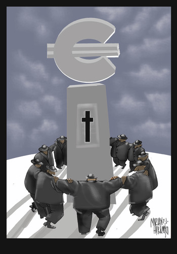 Cartoon: EURO (medium) by Marian Avramescu tagged mmmmm