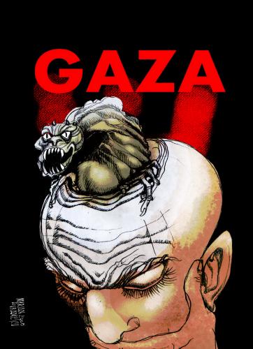 Cartoon: GAZA 2009 (medium) by Marian Avramescu tagged mav