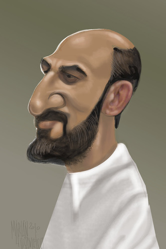 Cartoon: HUSEYIN CAKMAK (medium) by Marian Avramescu tagged by,mav