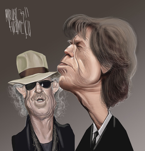 Cartoon: Mick (medium) by Marian Avramescu tagged mmmmm