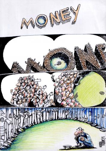 Cartoon: Money (medium) by Marian Avramescu tagged money
