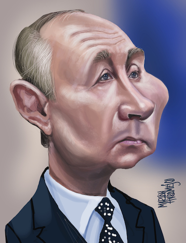 Cartoon: PUTIN (medium) by Marian Avramescu tagged mmm
