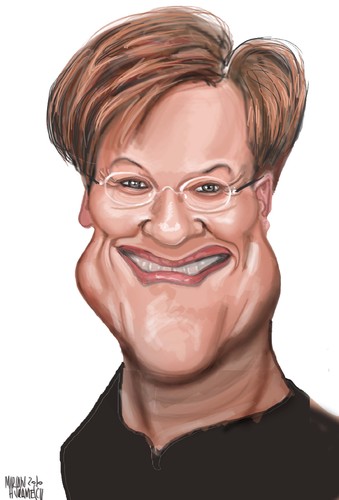 Cartoon: TARJA HALONEN  Finlanda (medium) by Marian Avramescu tagged mmmmmmmmm