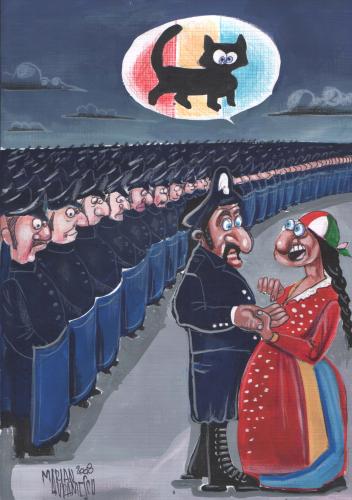 Cartoon: the carbineers (medium) by Marian Avramescu tagged carbineer