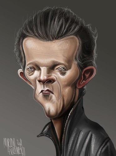 Cartoon: VINCENT CASSEL (medium) by Marian Avramescu tagged mmmmmmmmmm