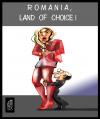 Cartoon: land of choice (small) by Marian Avramescu tagged romania