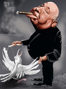 Cartoon: white raven (small) by Marian Avramescu tagged mmmmmmmm