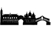 Cartoon: Skyline Venedig (small) by Glenn M Bülow tagged sights,sightseeing,monument,skyline,city,travel,italy,italien,venice,venedig,reisen,tourismus