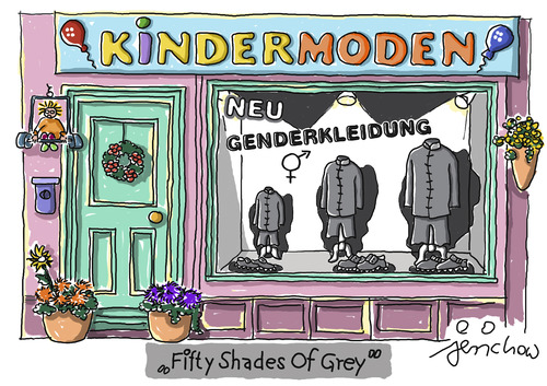 Cartoon: Genderkleidung (medium) by jerichow tagged frauenpolitikchancengleichheitgl,frühsexualisierung,gleichmacherei,geschlechtsneutral,homoehe,homosexuell,leihmutter,samenspende,ehegattensplitting,rechtschreibung,rassismus,gleichstellung,gleichberechtigung,chancengleichheit,frauenpolitik,frauenpolitikchancengleichheitgleichberechtigunggleichstellungrassismusrechtschreibungehegattengender,frühsexualisierung,gleichmacherei,geschlechtsneutral,homoehe,homosexuell,leihmutter,samenspende,ehegattensplitting,rechtschreibung,rassismus,gleichstellung,gleichberechtigung,chancengleichheit,frauenpolitik