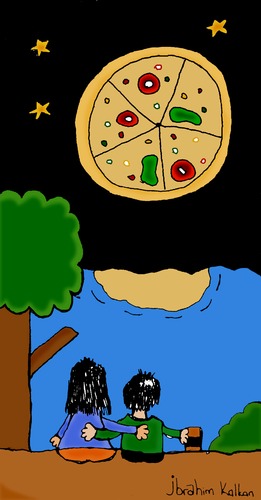 Cartoon: Pizza (medium) by ibrahimkalkan tagged pizzapitch