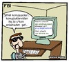 Cartoon: FBI (small) by ibrahimkalkan tagged fbi