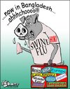 Cartoon: swine flu (small) by Shams tagged swine flu