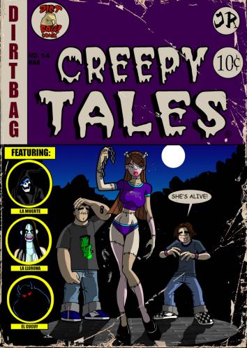 Cartoon: Creepy Tales 3 (medium) by Jo-Rel tagged dirtbag