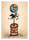 Cartoon: Earth stands on oil (small) by svitalsky tagged oil,earth,svitalsky,svitalskybros