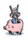 Cartoon: FProblem with money (small) by svitalsky tagged money,piggybank,svitalsky,help
