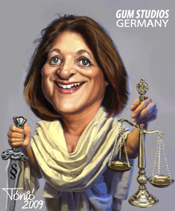 Cartoon: Leutheusser-Schnarrenberger (medium) by Tonio tagged minister,of,justice,german,government