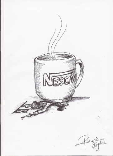Cartoon: coffee time (medium) by recepboidak tagged palestine,coffee,time
