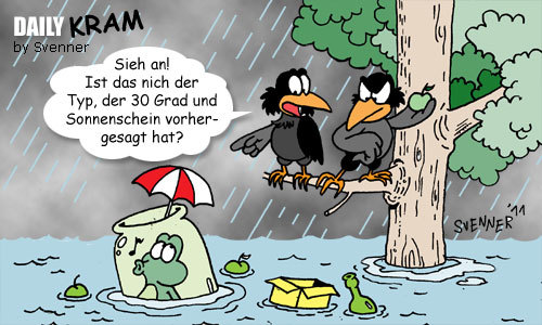 Cartoon: Scheisswetter (medium) by svenner tagged daily,wetter,weather