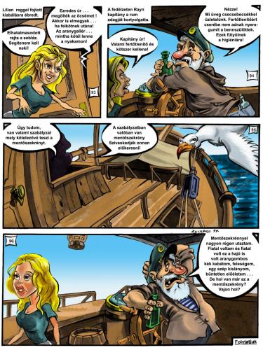Cartoon: Comic page (medium) by zsoldos tagged rejto,jeno,howard