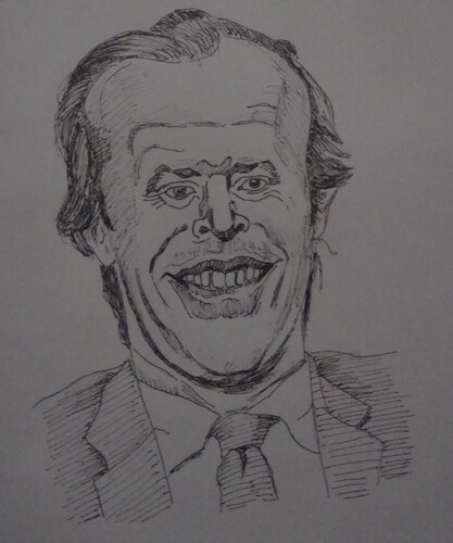 Cartoon: Jack Nicholson (medium) by Shareni tagged famous,american,actor