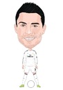 Cartoon: Ronaldo (small) by Vandersart tagged ronaldo,real,madrid,cartoons,caricatures