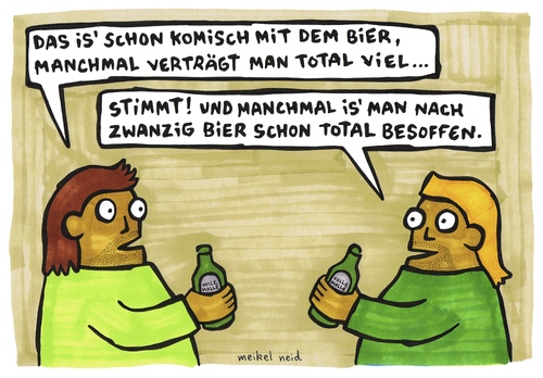 Cartoon: bier (medium) by meikel neid tagged bier,pils,molle,alkohol,trinken