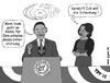 Cartoon: Sandy Obama (small) by TDT tagged barack,obama,michelle,sandy,präsidentschaftswahl,usa,präsident,hurricane,sturm,new,york,wahl