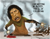 Cartoon: DICTATORS GONE CRAZY 1 (small) by Fred Makubuya tagged gadaffi libya arab leaders north africa war