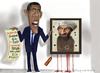 Cartoon: Osama proof of death! (small) by Fred Makubuya tagged osama,bin,laden,obama,terrorist,united,states,barack,baffoon,of,the,week