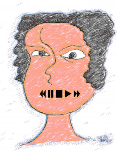 Cartoon: mouth control (medium) by zu tagged mouth,controller