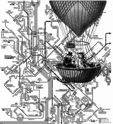 Cartoon: no title (medium) by zu tagged traffic,balloon