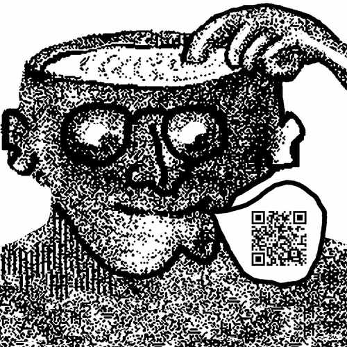 Cartoon: QR-code (medium) by zu tagged qr,code,information