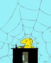 Cartoon: bureau (small) by zu tagged spider,bureau