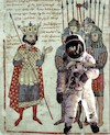 Cartoon: Captivity (small) by zu tagged medieval,captivity,astronaut,king,battle