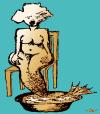 Cartoon: mermaid (small) by zu tagged woman,mermaid