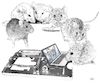 Cartoon: Mousetrap (small) by zu tagged mousetrap,laptop,mouse