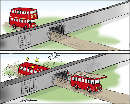 Cartoon: Brexit (medium) by jeander tagged britain,referendum,eu,britain,referendum,eu