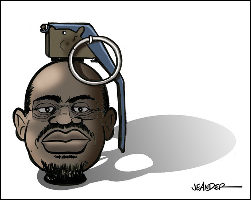 Cartoon: Omar al-Bashir (medium) by jeander tagged bashir,al,omar,sudan,omar al bashir,sudan,politiker,omar,al,bashir
