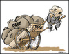 Cartoon: Berlusconi (small) by jeander tagged berlusconi,italy,depth,crises