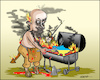 Cartoon: Burned (small) by jeander tagged putin,ukraine,war