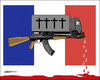 Cartoon: Terrorattack in Nice (small) by jeander tagged terror,attack,terrorism,nice,france,truck