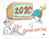 Cartoon: 2010 (small) by rakbela tagged happy,new,year