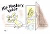 Cartoon: His masters voice (small) by rakbela tagged rb dog sing song