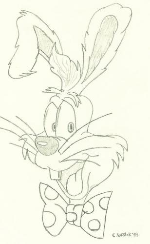 Cartoon: Roger Rabbit (medium) by spotty tagged rabbit