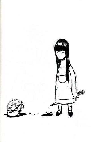 Cartoon: PSICOKILLER GIRL (medium) by Jorge Fornes tagged sketchbook